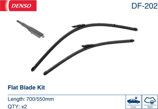 Denso DF-202 - Щетка стеклоочистителя parts5.com