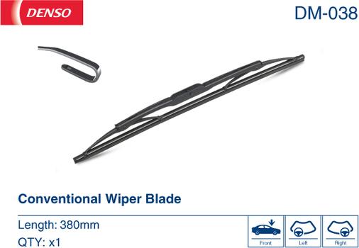 Denso DM-038 - Silecek süpürgesi parts5.com