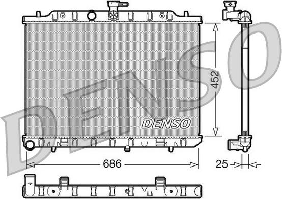 Denso DRM46007 - Radiator, engine cooling parts5.com