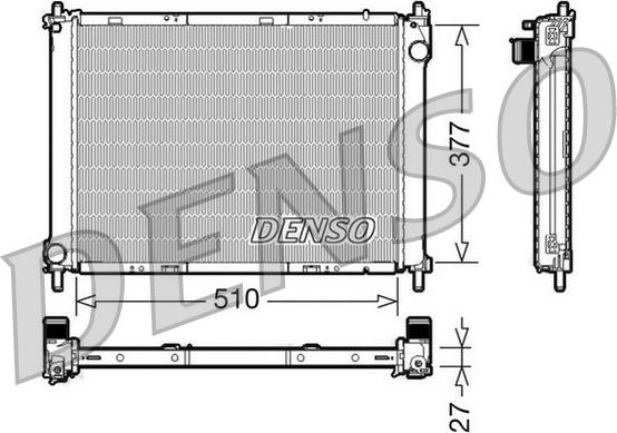 Denso DRM46022 - Radiator, engine cooling parts5.com