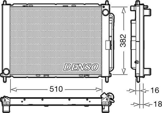 Denso DRM23104 - Μονάδα ψύξης parts5.com