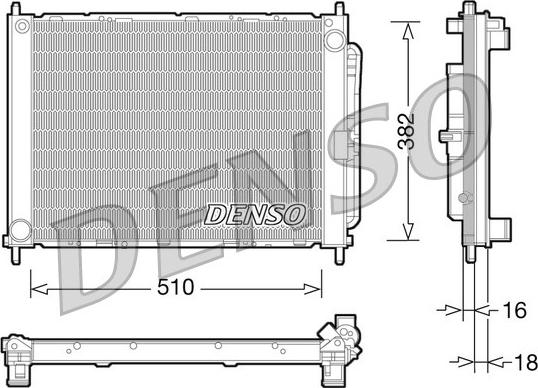 Denso DRM23101 - Módulo de refrigeración parts5.com