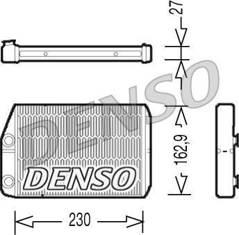 Denso DRR09034 - Heat Exchanger, interior heating parts5.com