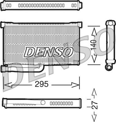 Denso DRR02004 - Radiador de calefacción parts5.com