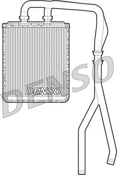 Denso DRR12010 - Schimbator caldura, incalzire habitaclu parts5.com