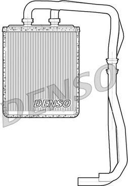 Denso DRR12011 - Schimbator caldura, incalzire habitaclu parts5.com