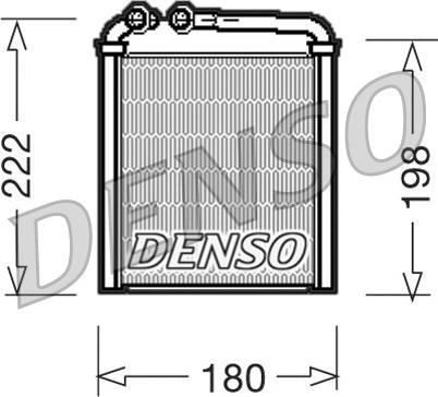 Denso DRR32005 - Radiador de calefacción parts5.com