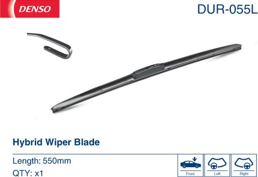 Denso DUR-055L - Limpiaparabrisas parts5.com