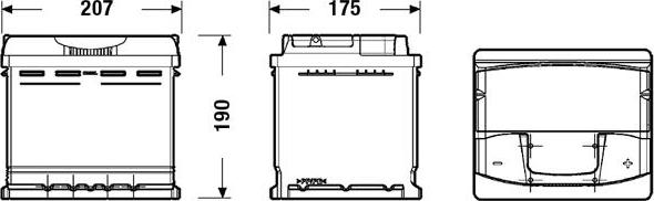 DETA DA530 - Batterie de démarrage parts5.com