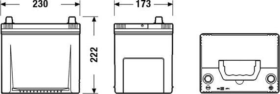 DETA DA654 - Batterie de démarrage parts5.com