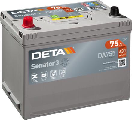 DETA DA755 - Batería de arranque parts5.com