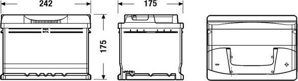 DETA DB602 - Starter Battery parts5.com