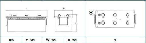 DETA DG1803 - Starter Battery parts5.com