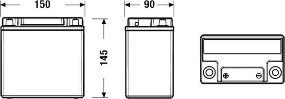 DETA DK131 - Baterie de pornire parts5.com