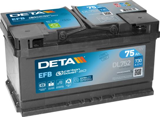 DETA DL752 - Starter Battery parts5.com