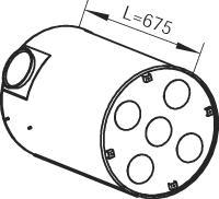 Dinex 80451 - Srednji prigušivač zraka parts5.com