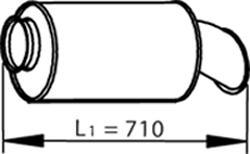 Dinex 81718 - Zadnji prigušivač zraka parts5.com