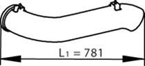 Dinex 81729 - Izpusna cev parts5.com