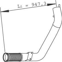 Dinex 29265 - Exhaust Pipe parts5.com