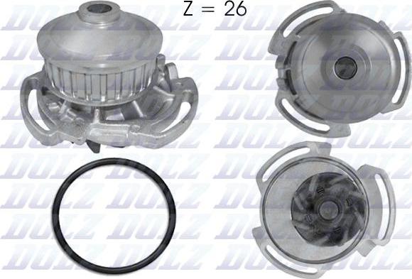 DOLZ A159 - Pumpa za vodu parts5.com