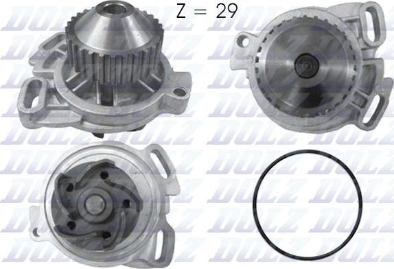 DOLZ A158 - Pompa apa parts5.com