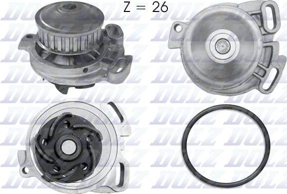 DOLZ A152 - Water Pump parts5.com