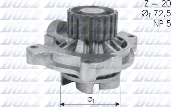 DOLZ A180 - Water Pump parts5.com