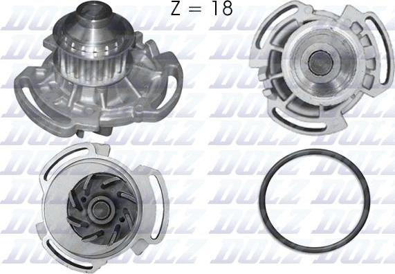 DOLZ A170 - Vesipumppu parts5.com