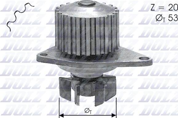 DOLZ C110 - Bomba de agua parts5.com