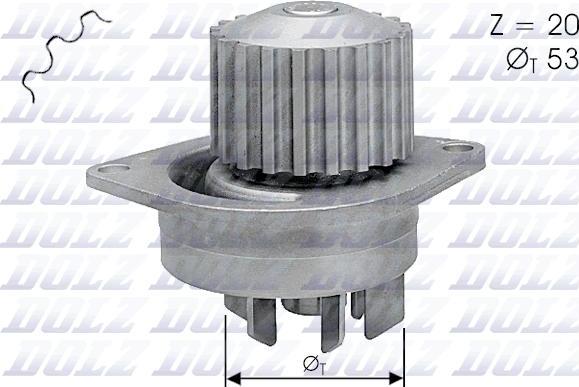 DOLZ C111 - Water Pump parts5.com