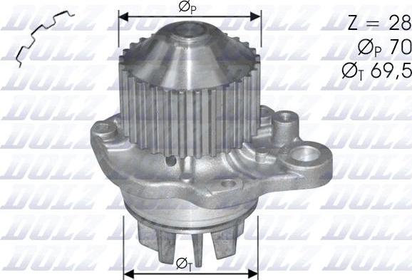 DOLZ C121 - Vesipumppu parts5.com