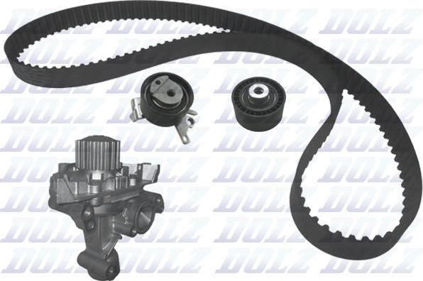 DOLZ KD056 - Water Pump & Timing Belt Set parts5.com