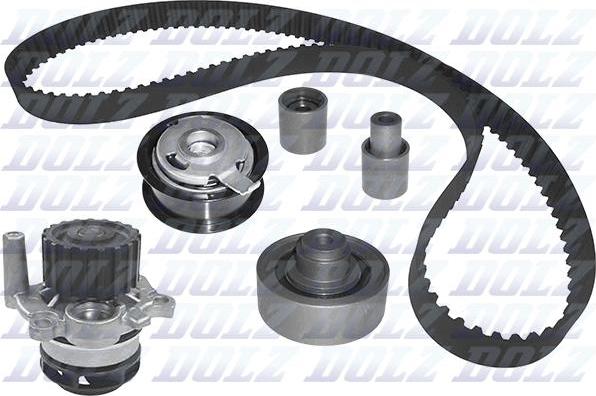 DOLZ KD013 - Water Pump & Timing Belt Set parts5.com