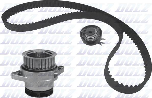 DOLZ KD078 - Water Pump & Timing Belt Set parts5.com