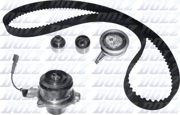 DOLZ KD153V - Water Pump & Timing Belt Set parts5.com