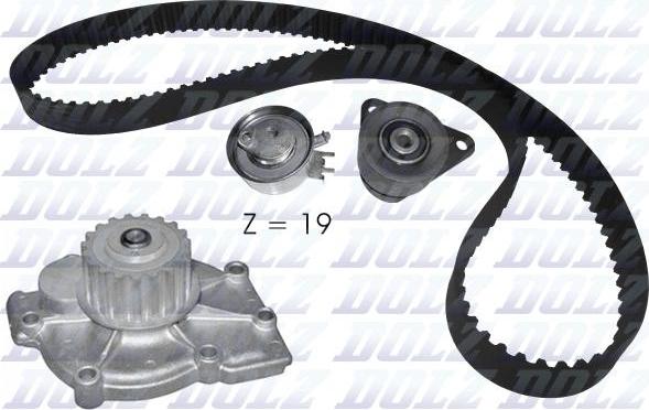 DOLZ KD115 - Water Pump & Timing Belt Set parts5.com