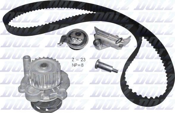 DOLZ KD110 - Water Pump & Timing Belt Set parts5.com