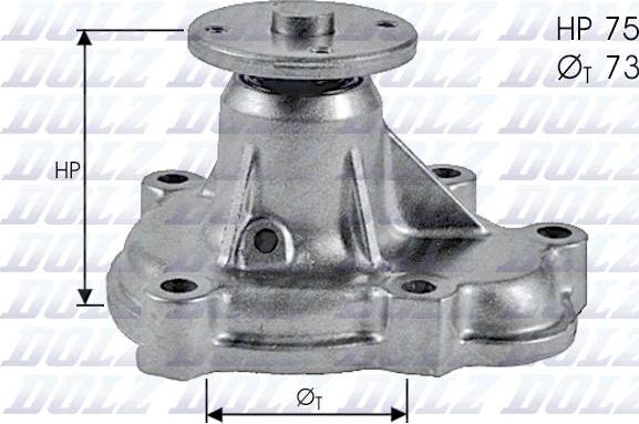 DOLZ O143 - Bomba de agua parts5.com