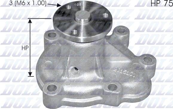 DOLZ O142 - Bomba de agua parts5.com