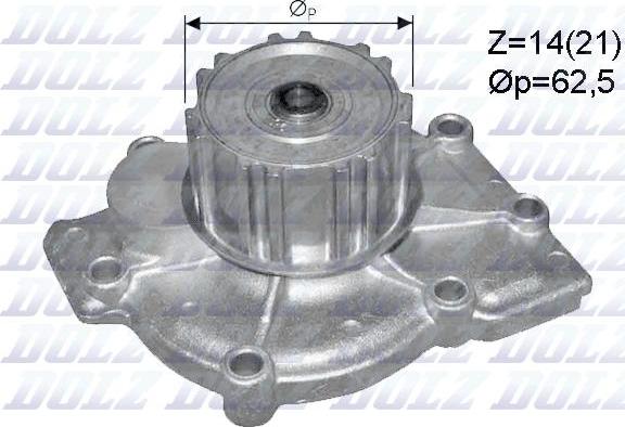 DOLZ R299 - Pompa wodna parts5.com