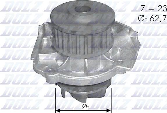 DOLZ S319 - Αντλία νερού parts5.com