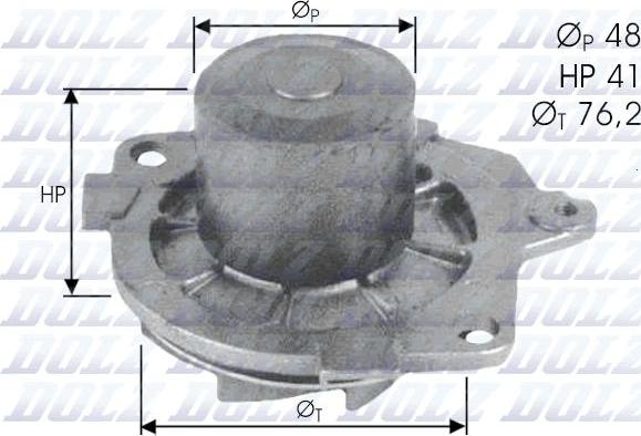 DOLZ S314 - Pumpa za vodu parts5.com