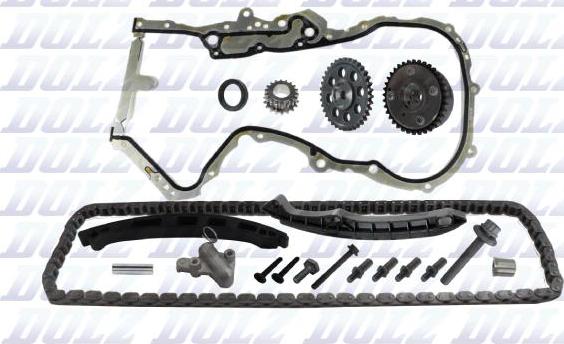 DOLZ SKCA008V - Sada rozvodového řetězu parts5.com