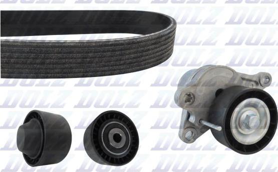 DOLZ SKD206A - Fogasszíjkészlet parts5.com