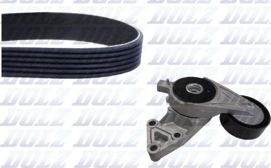 DOLZ SKD214A - Fogasszíjkészlet parts5.com