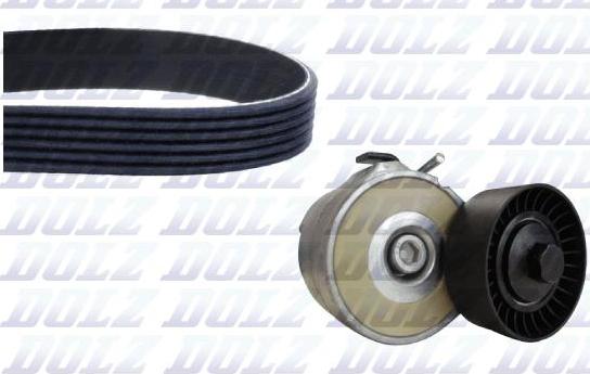 DOLZ SKD227A - Set curea de distributie parts5.com