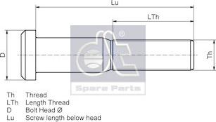 DT Spare Parts 4.40205 - Zavrtanj točka parts5.com