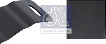 DT Spare Parts 1.22199 - Soporte, guardabarros parts5.com