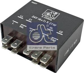 DT Spare Parts 3.33004 - Relé de intermitencia parts5.com