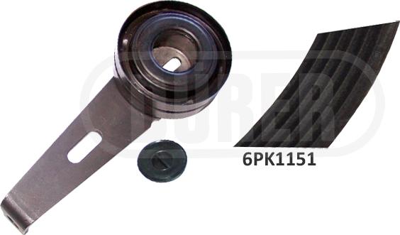 DÜRER 423002 - Поликлиновый ременный комплект parts5.com